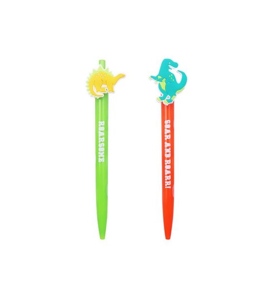 2 Pack Dinosaur Pens