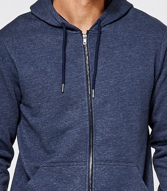Fleece Zip Through Hoodie