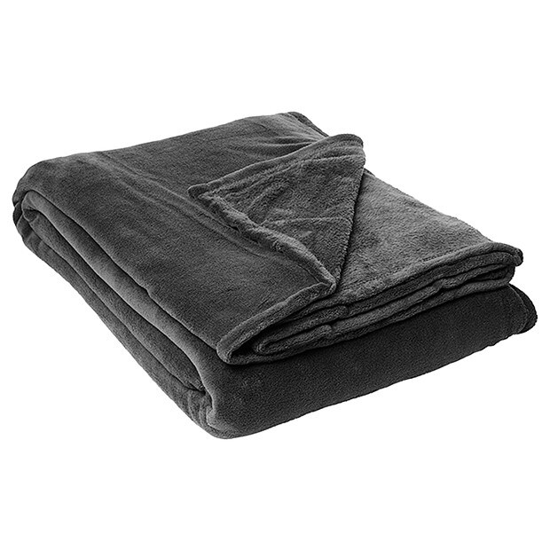 SB Coral Fleece Blanket Mint Grey Target Australia