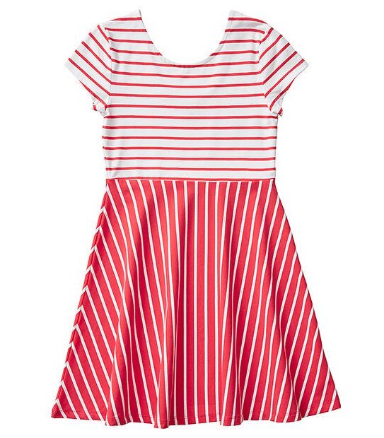 Stripe Skater Dress