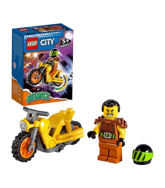 LEGO&reg; City Stunt Demolition Stunt Bike 60297