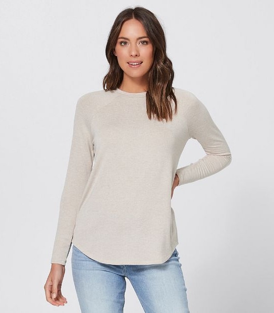 Raglan Jumper - Oatmeal Marle