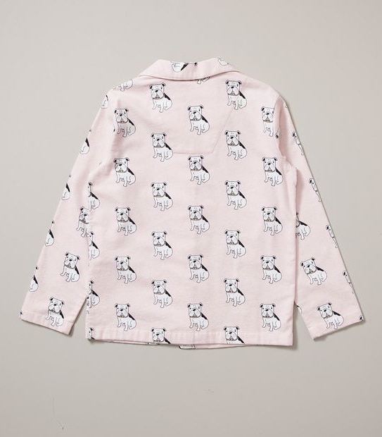 Kids Organic Cotton Bulldog Pyjama Set