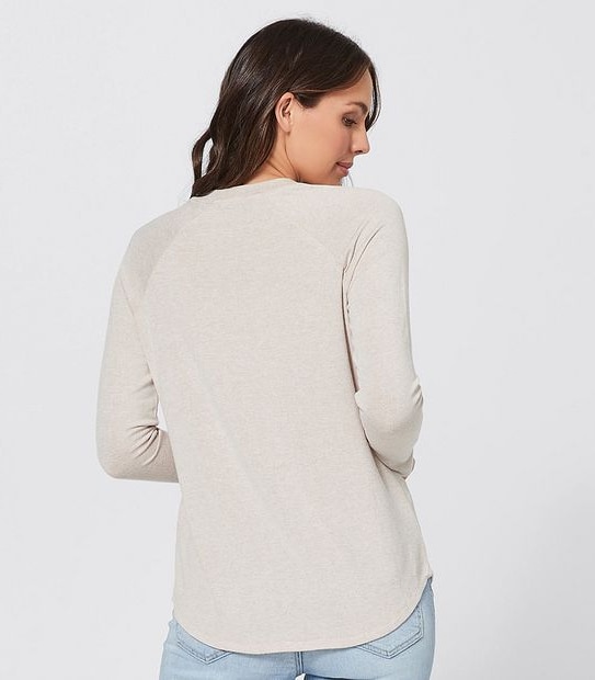 Raglan Jumper - Oatmeal Marle