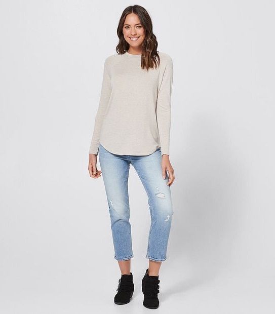 Raglan Jumper - Oatmeal Marle