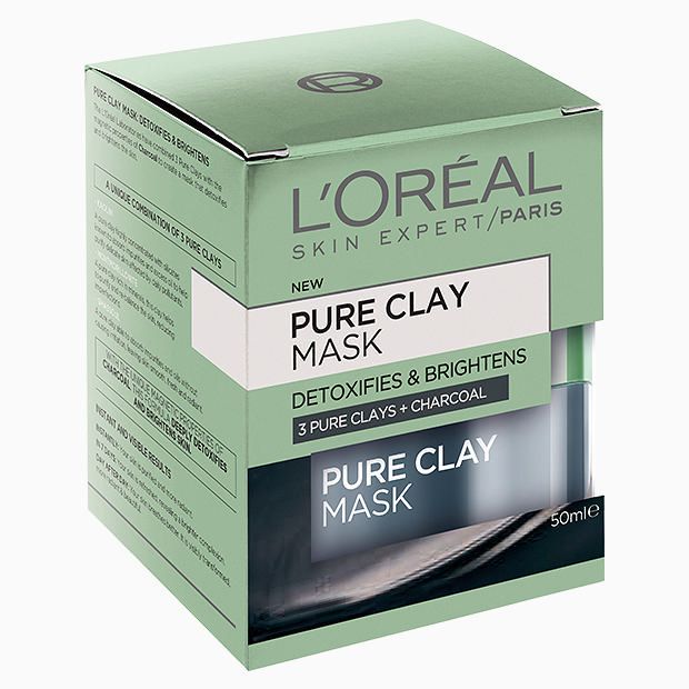 L'Oréal Paris Pure Clay Detoxifying Charcoal Mask L'Oréal Paris Pure Clay Detoxifying Charcoal Mask