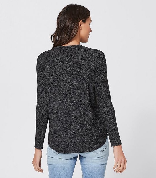 Raglan Jumper - Charcoal Marle
