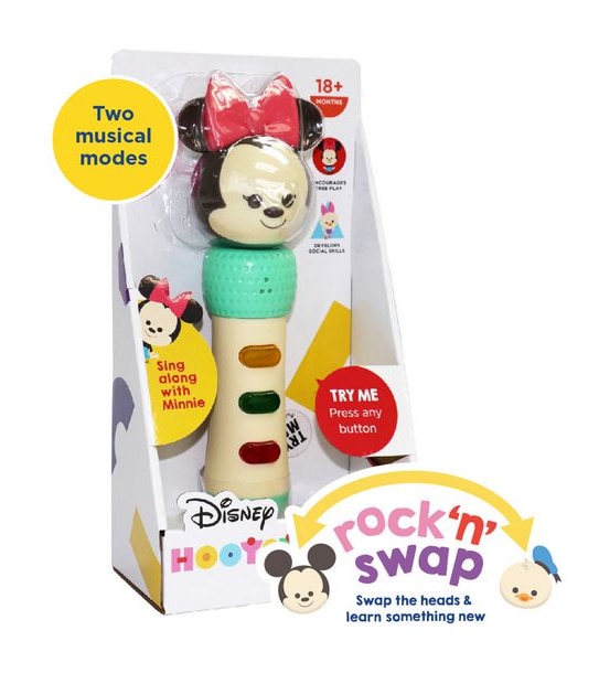 Disney Hooyay Rock n' Swap Minnie Singalong Microphone