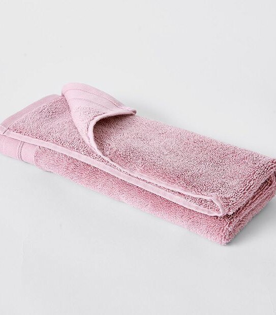 Supima Cotton Hand Towel - Dusty Pink