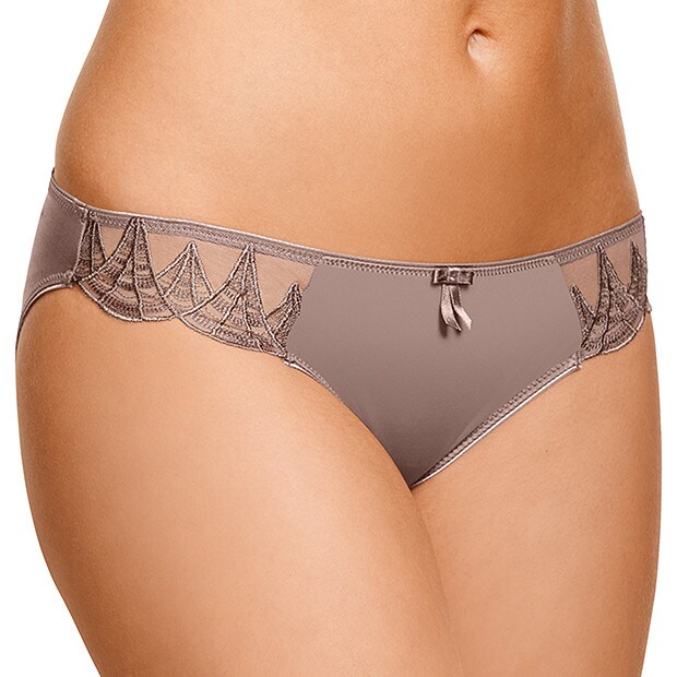 Deco Bikini Briefs - Cocoa Deco Bikini Briefs - Cocoa