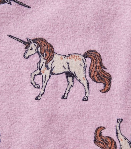 Organic Cotton Flannelette Unicorn Pyjama Set