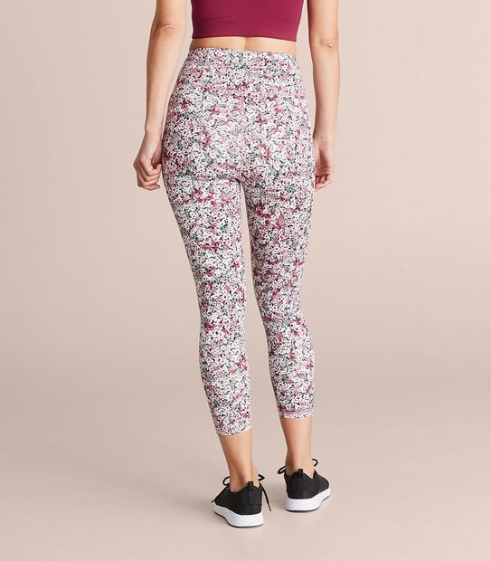 Active 7/8 Length Fashion Print Tights