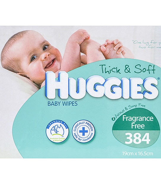 Huggies Baby Wipes 384 Pack