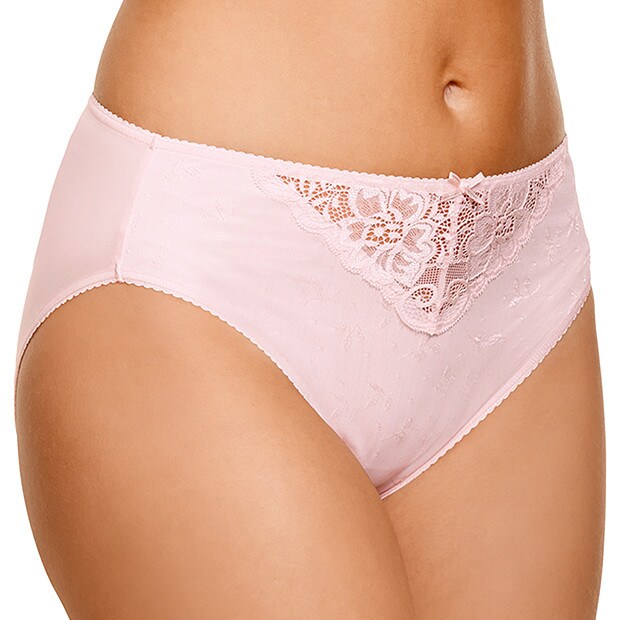 Jacquard High Cut Briefs - Barely Pink Jacquard High Cut Briefs - Barely Pink