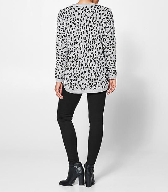 Animal Print Jumper