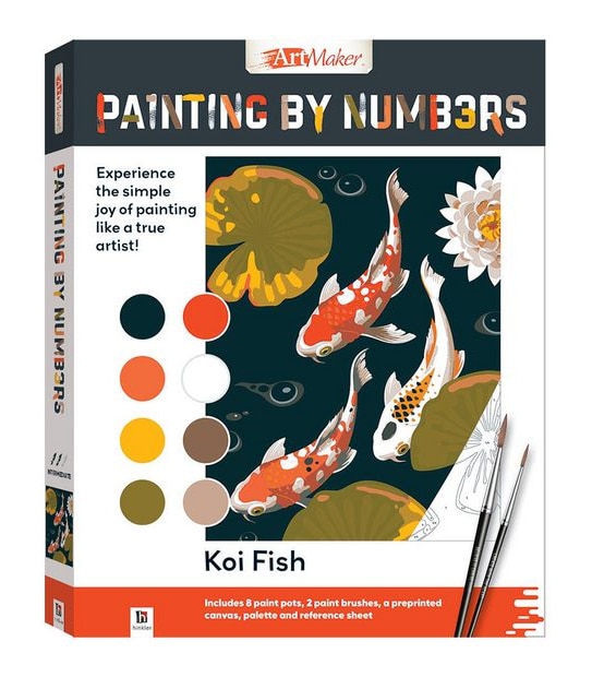 Painting By Numbers - Koi Fish