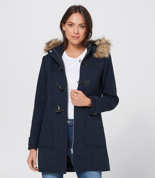 Paddington Coat - Navy | Target Australia