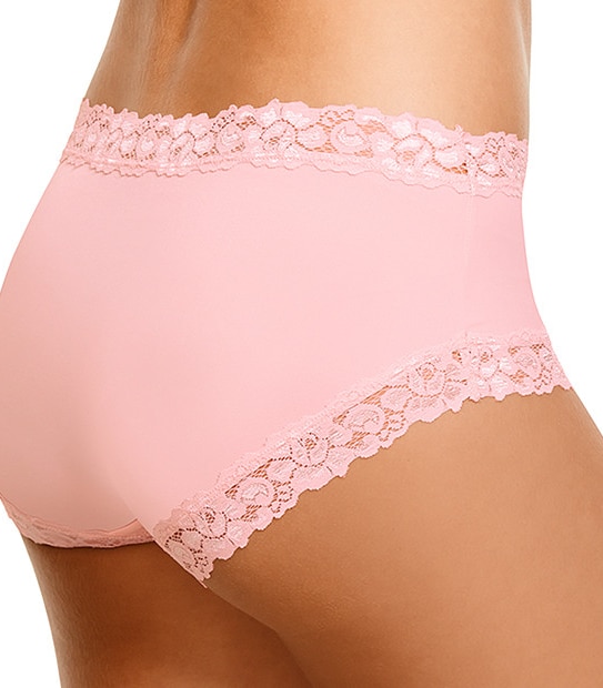 Microfibre Boyleg Briefs - Coral Blush 2 of 3