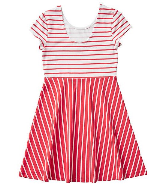 Stripe Skater Dress