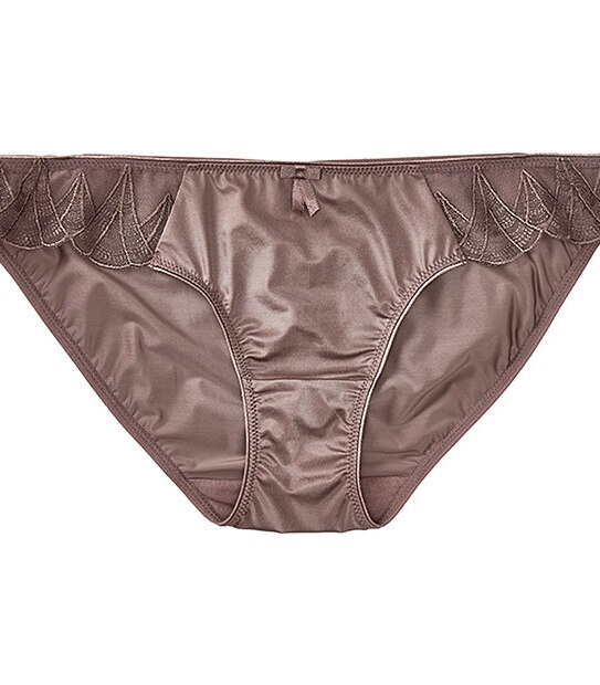 Deco Bikini Briefs - Cocoa