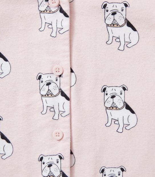 Kids Organic Cotton Bulldog Pyjama Set