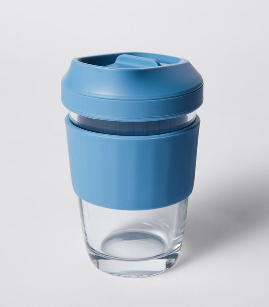 320ml Glass Travel Cup