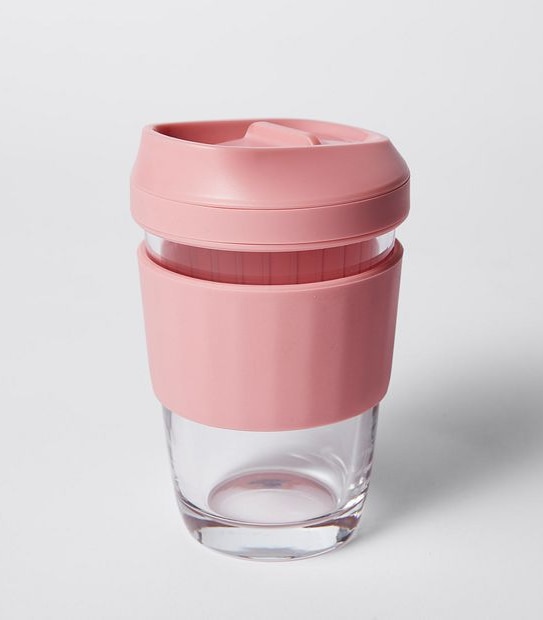 320ml Glass Travel Cup