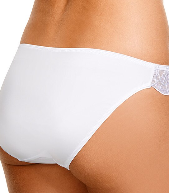 Deco Bikini Briefs - White