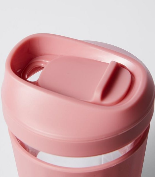320ml Glass Travel Cup