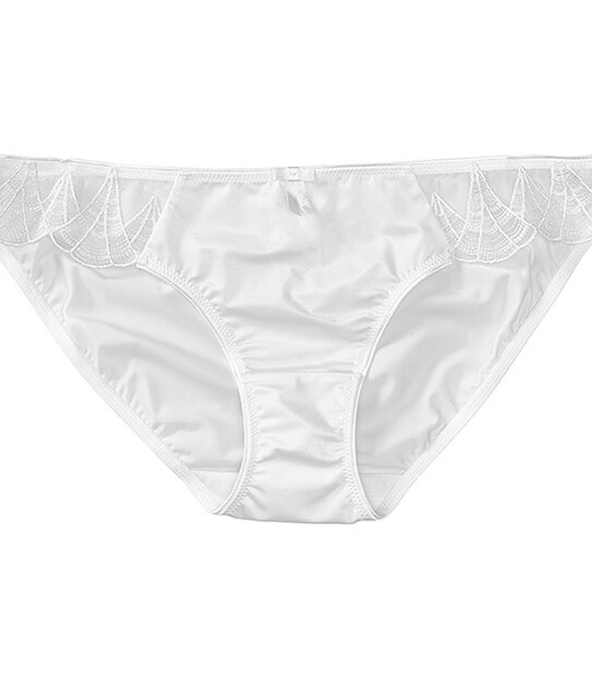 Deco Bikini Briefs - White