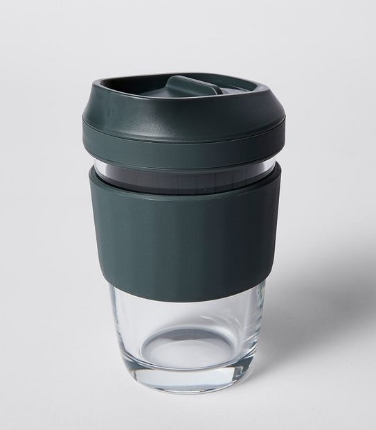 320ml Glass Travel Cup