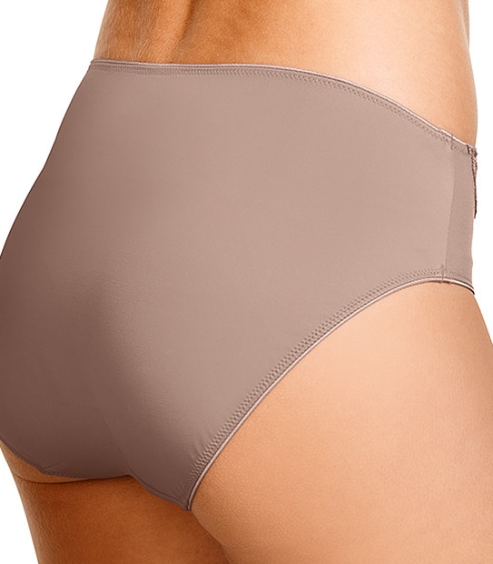 Deco High Cut Briefs - Cocoa