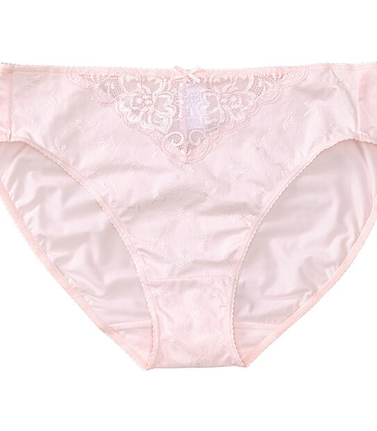 Jacquard High Cut Briefs - Barely Pink