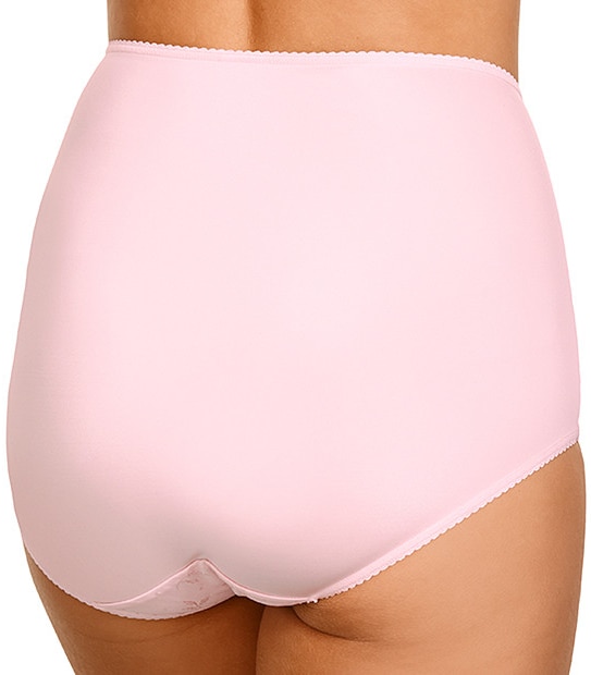 Jacquard Lace Full Briefs - Barely Pink