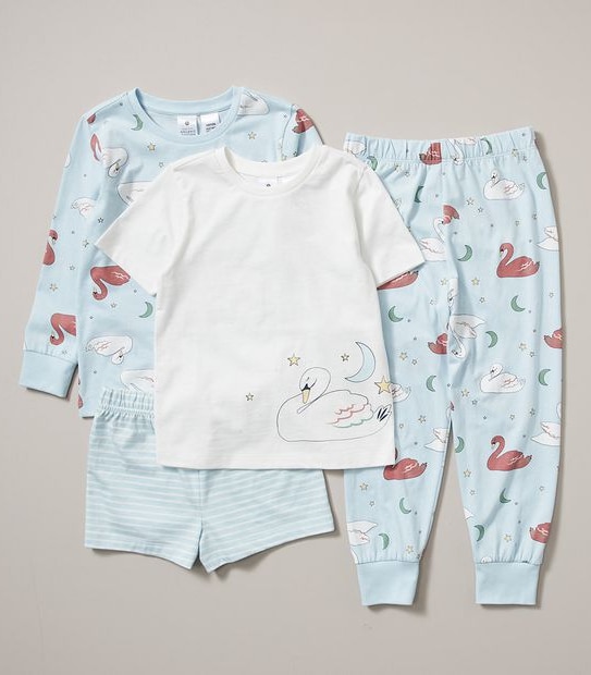 Mix and Match Organic Cotton 2 Pack Pyjama Set