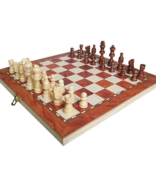 3-In-1 Wooden Game Set