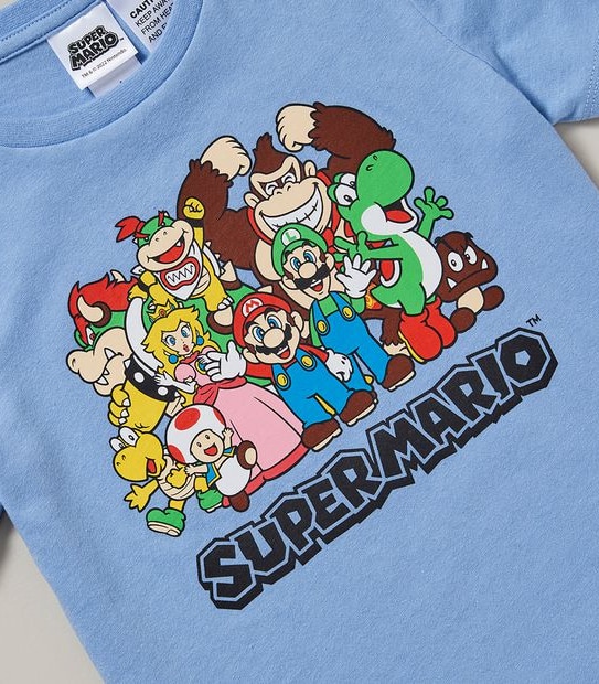 Kids Family Matching Super Mario Pyjama Set