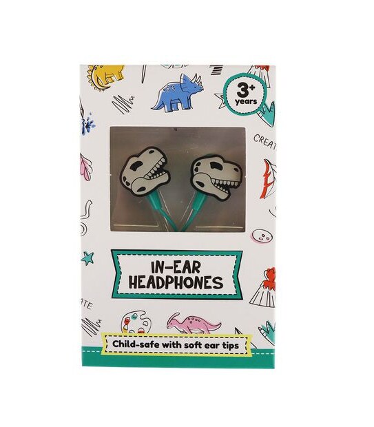 Kids Dinosaur In-Ear Headphones