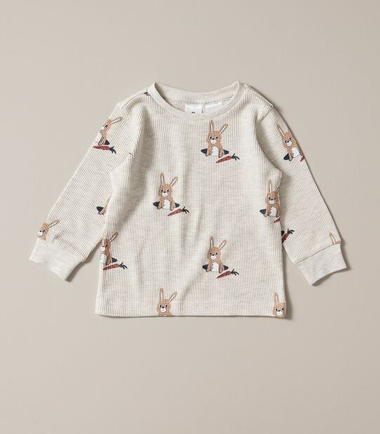 Baby Waffle Bunny Pyjama Set