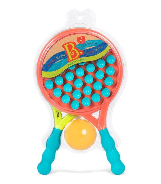 B. toys - Paddle Poppers Game Set – Red & Green