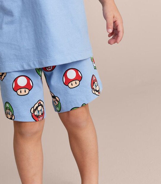 Kids Family Matching Super Mario Pyjama Set