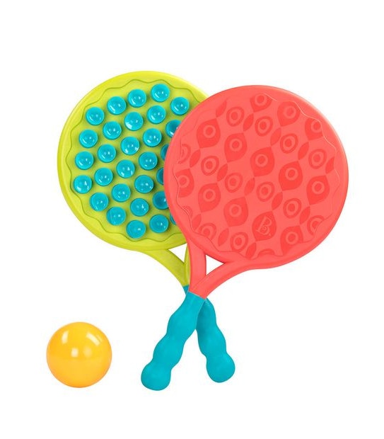 B. toys - Paddle Poppers Game Set – Red & Green