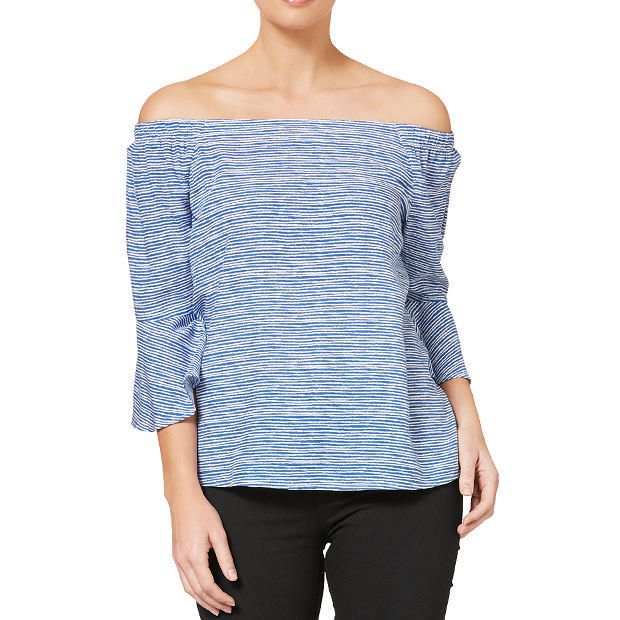 target white off the shoulder top