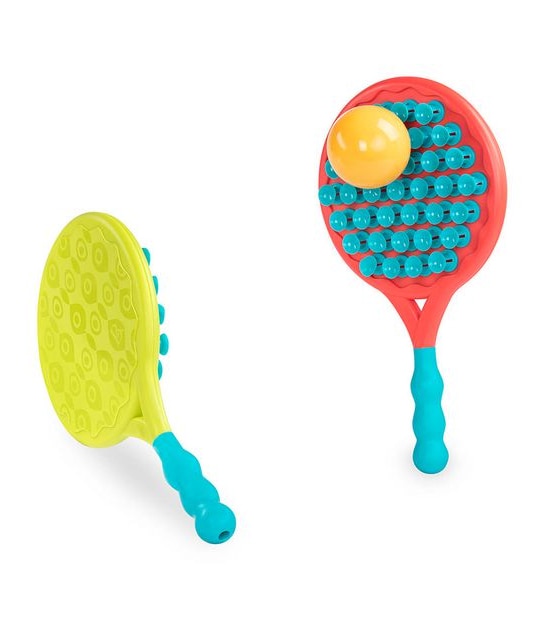 B. toys - Paddle Poppers Game Set – Red & Green