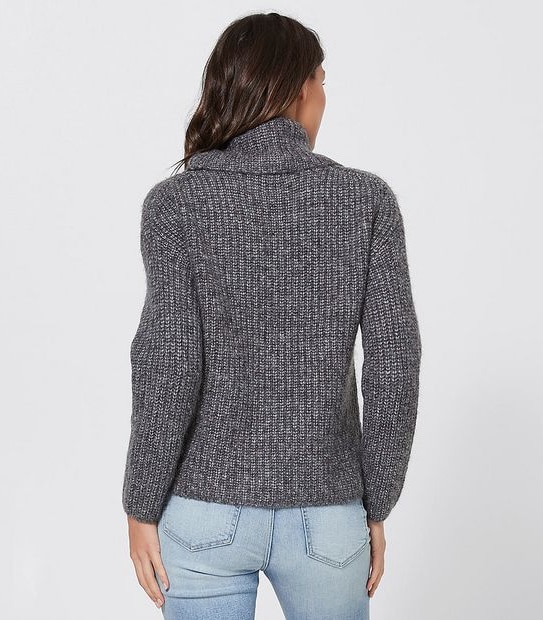 Roll Neck Jumper - Dark Grey