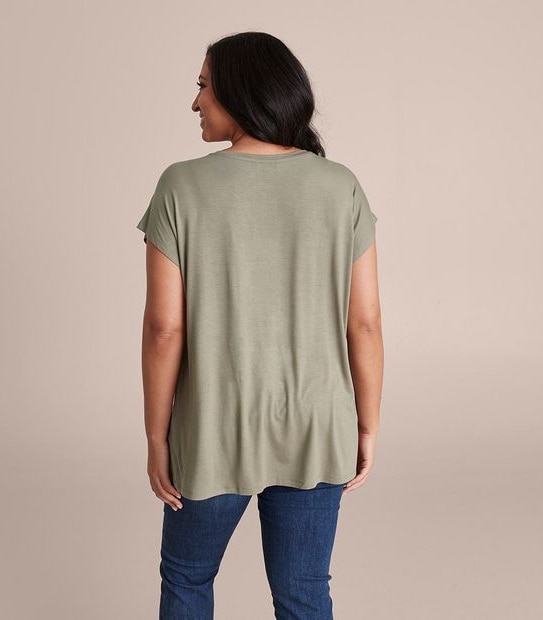 Curve V-Neck T-Shirt 5 of 6