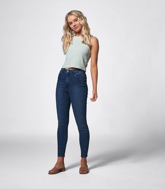 Lily Loves Ribbed Cami - Mercury Green