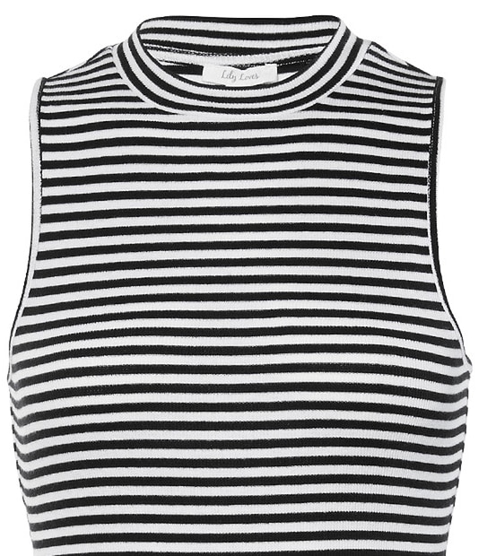 Lily Loves Bodysuit - Black / White