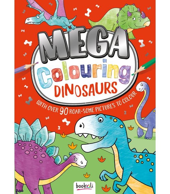 Mega Colouring Dinosaurs