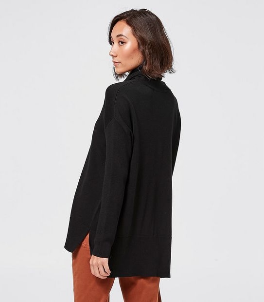Soft Touch Roll Neck Jumper - Black